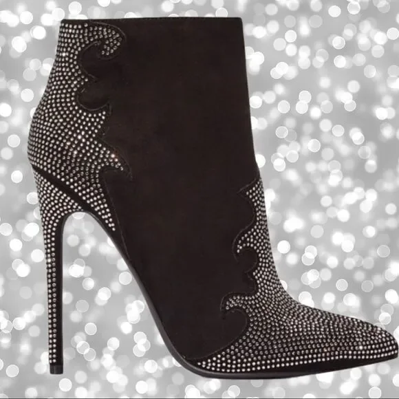 Just Fab beautiful  black 5” stilettos Nwot - Picture 5 of 13